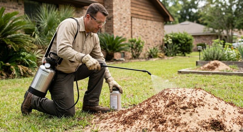 Velvet Ant Extermination in Denton, TX